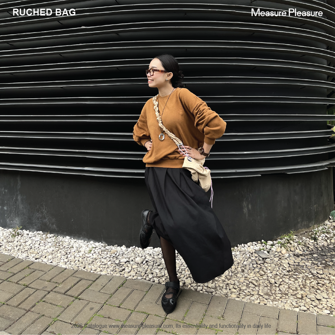 Ruched Bag Light Caramel #707