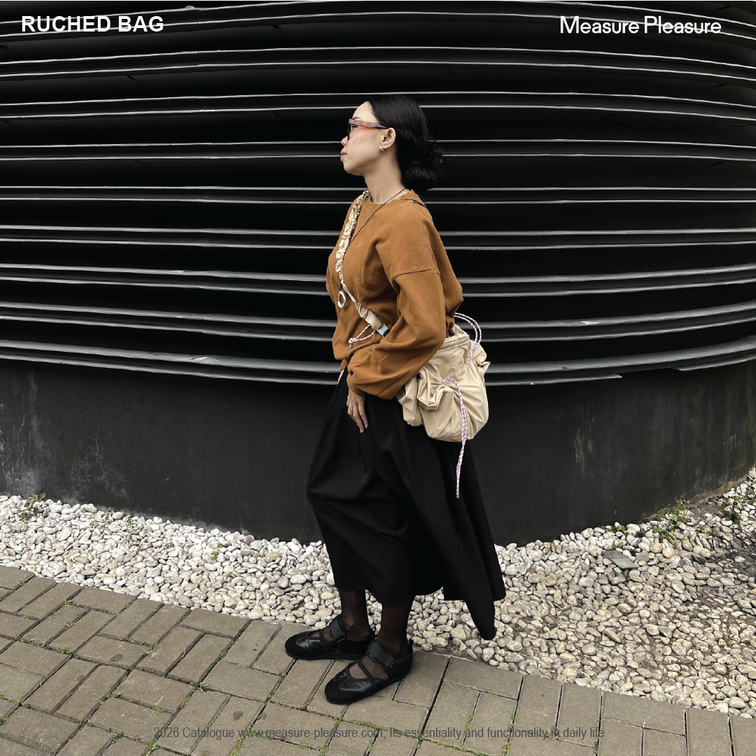 Ruched Bag Light Caramel #707