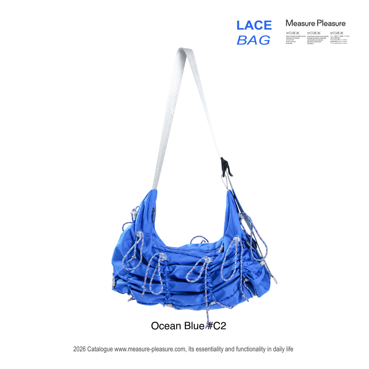 Lace Bag Ocean Blue #C2