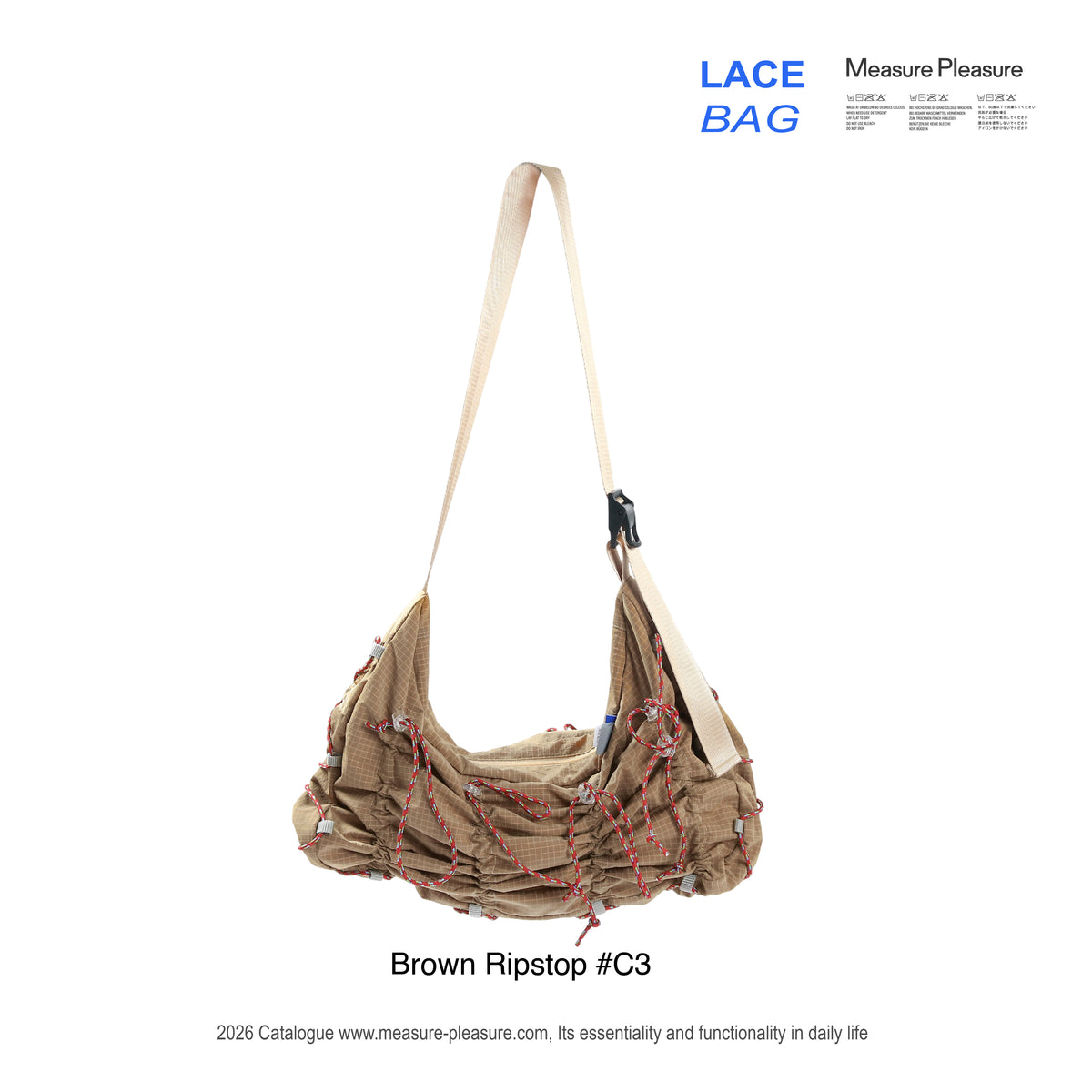 Lace Bag Brown Ripstop #C3