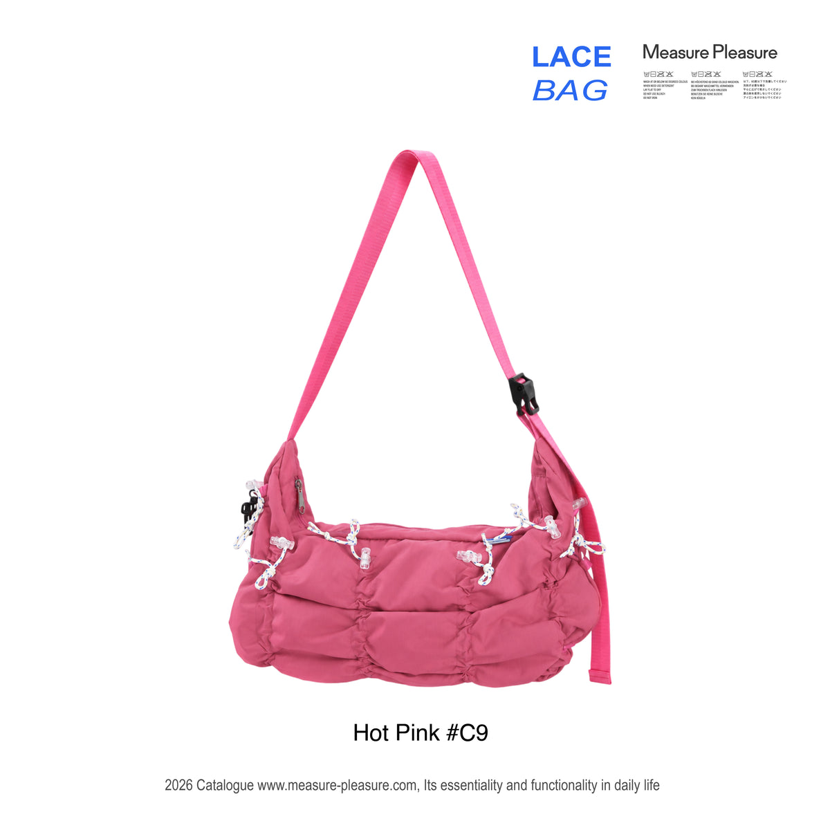 Lace Bag Hot Pink #C9
