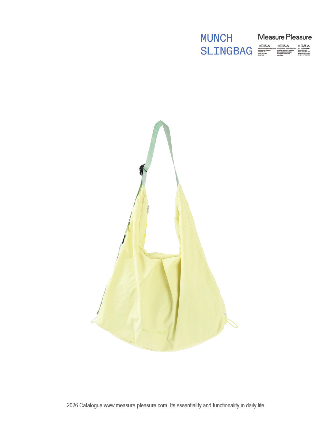 Munch Sling Bag - Lemon Merinque 806