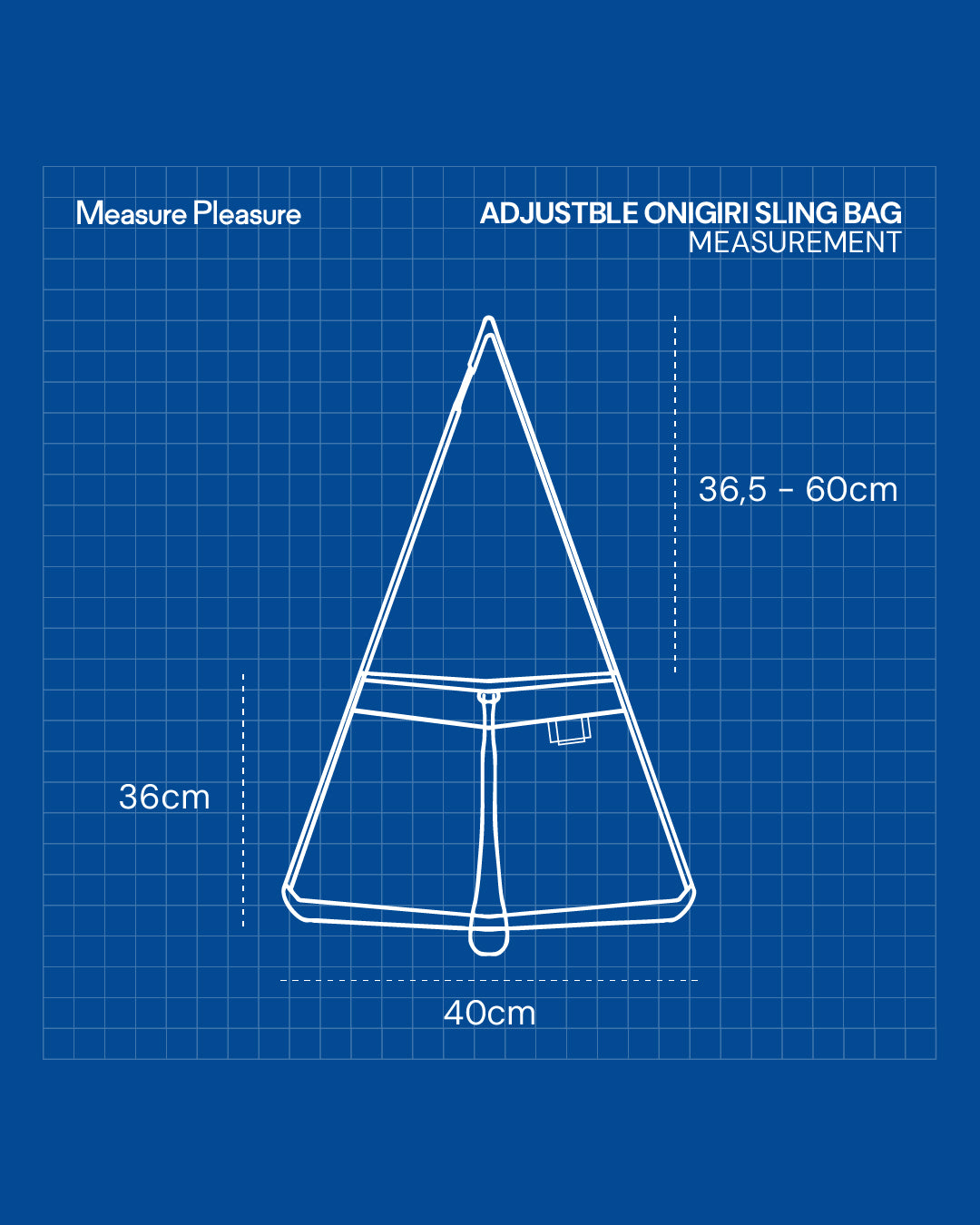 Onigiri Adjustable Black Ripstop #01