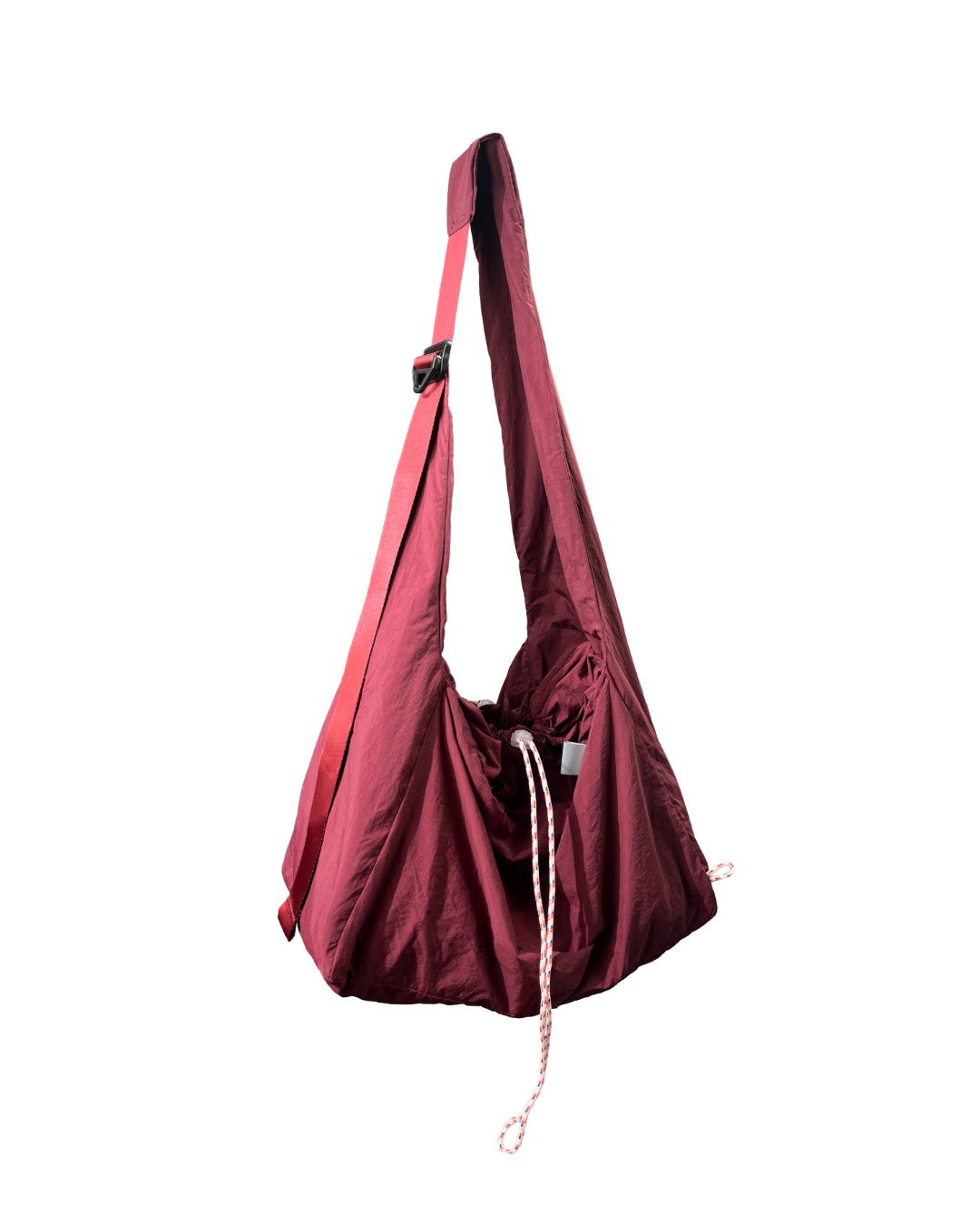 #027Onigiri Adjustable Sling Bag Bloody Red