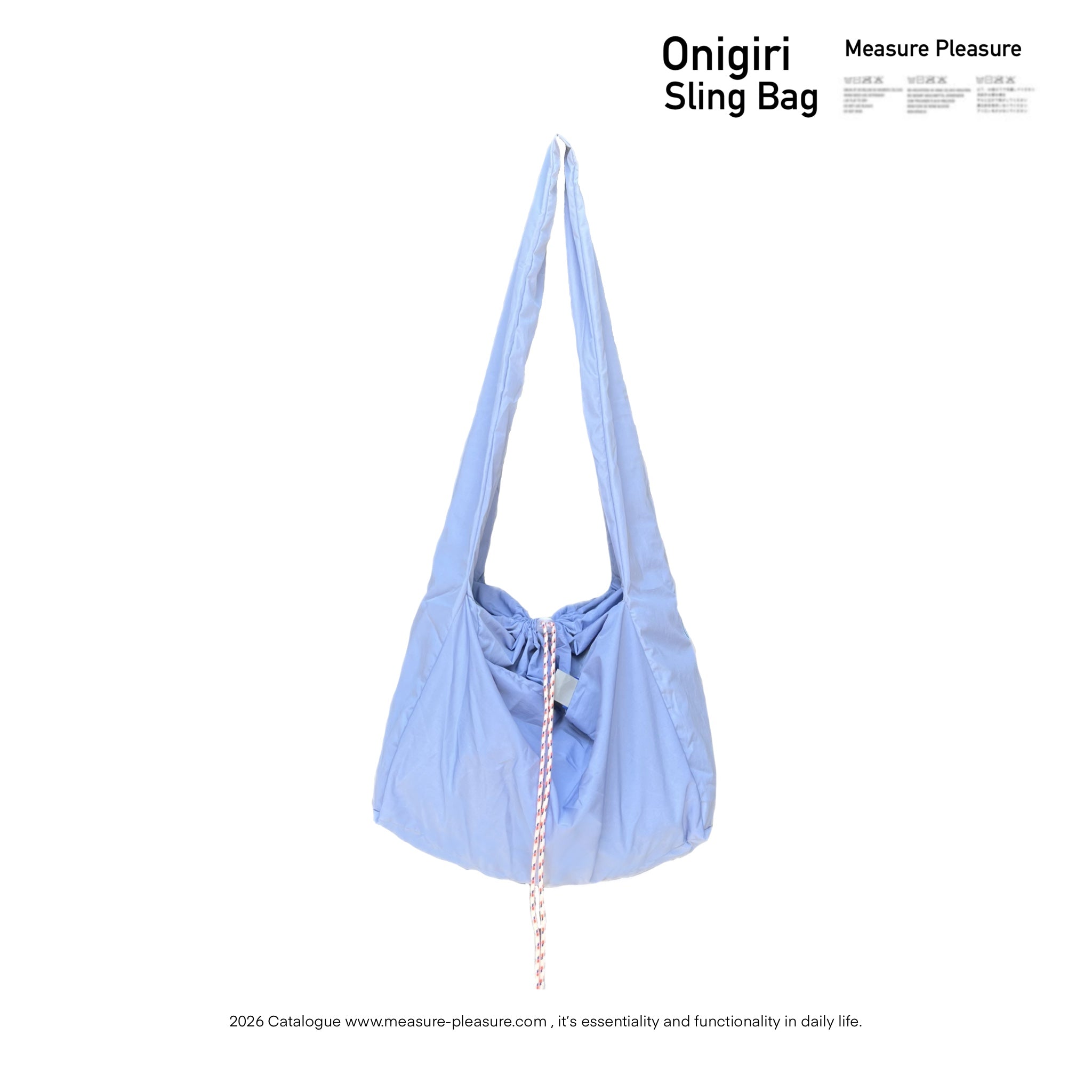 Onigiri Sling Bag Artic Blue #621