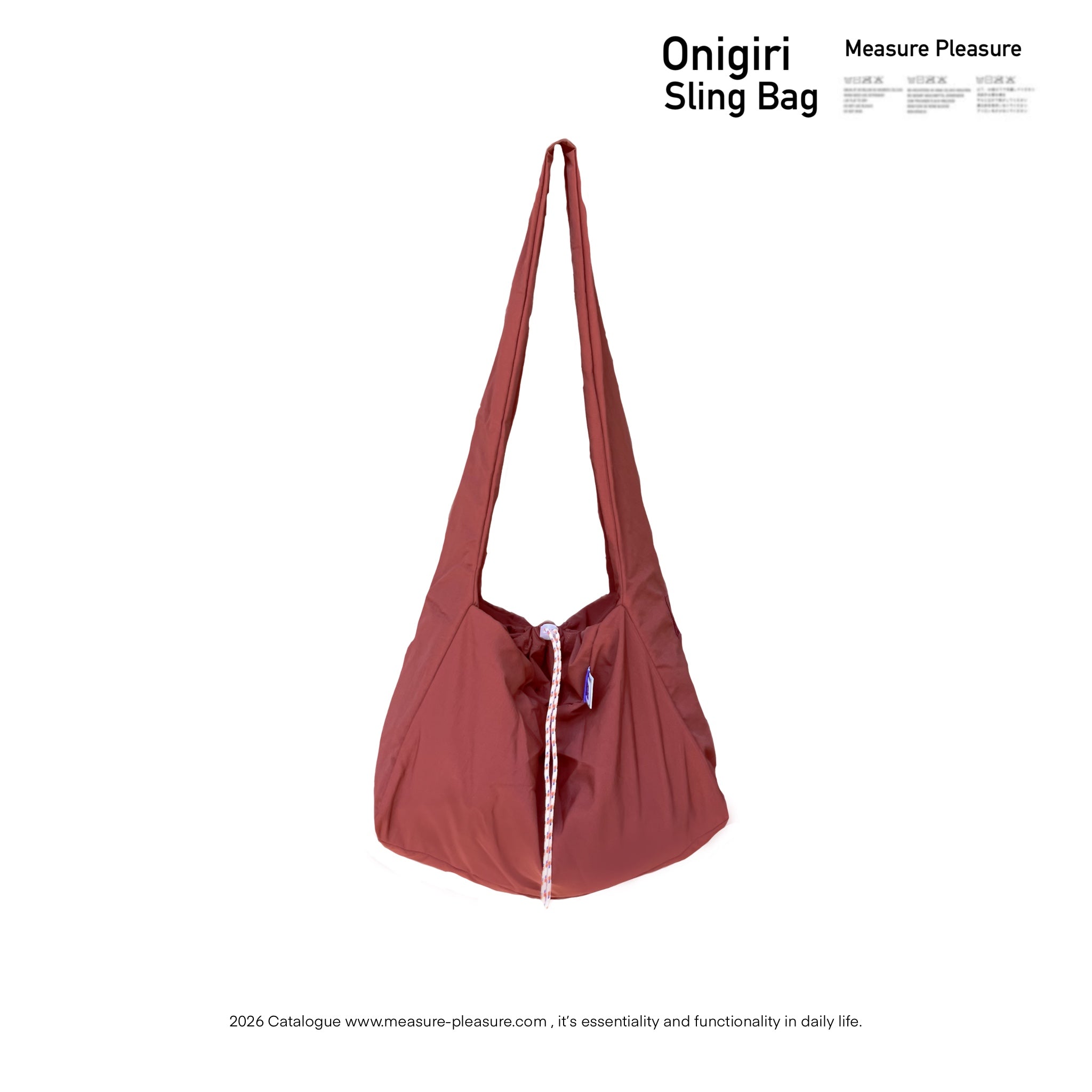 Onigiri Sling Bag Bloody Red #627