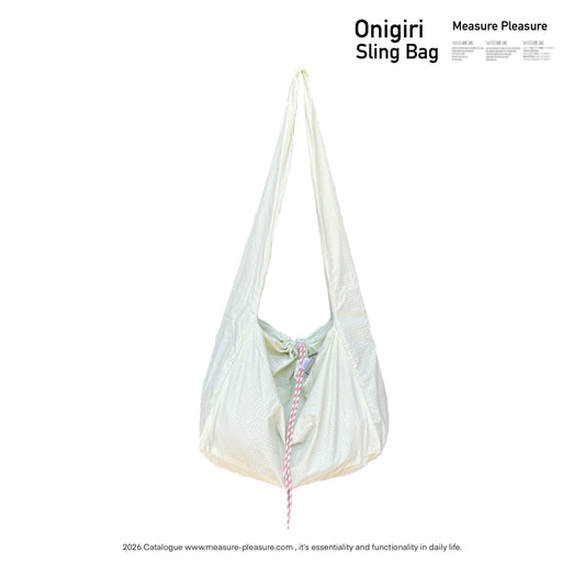 Onigiri Sling Bag Yellow Ripstop #637