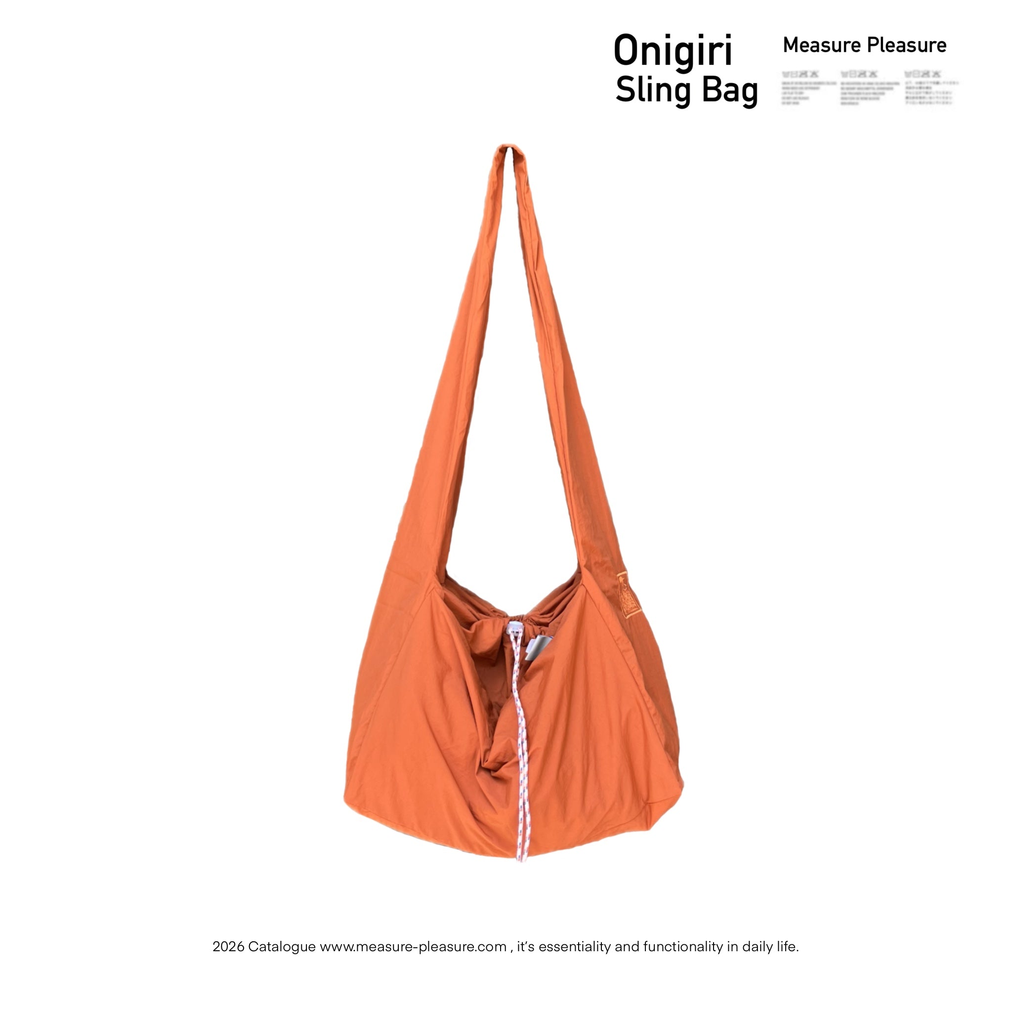 Onigiri Sling Bag Teracotta #606