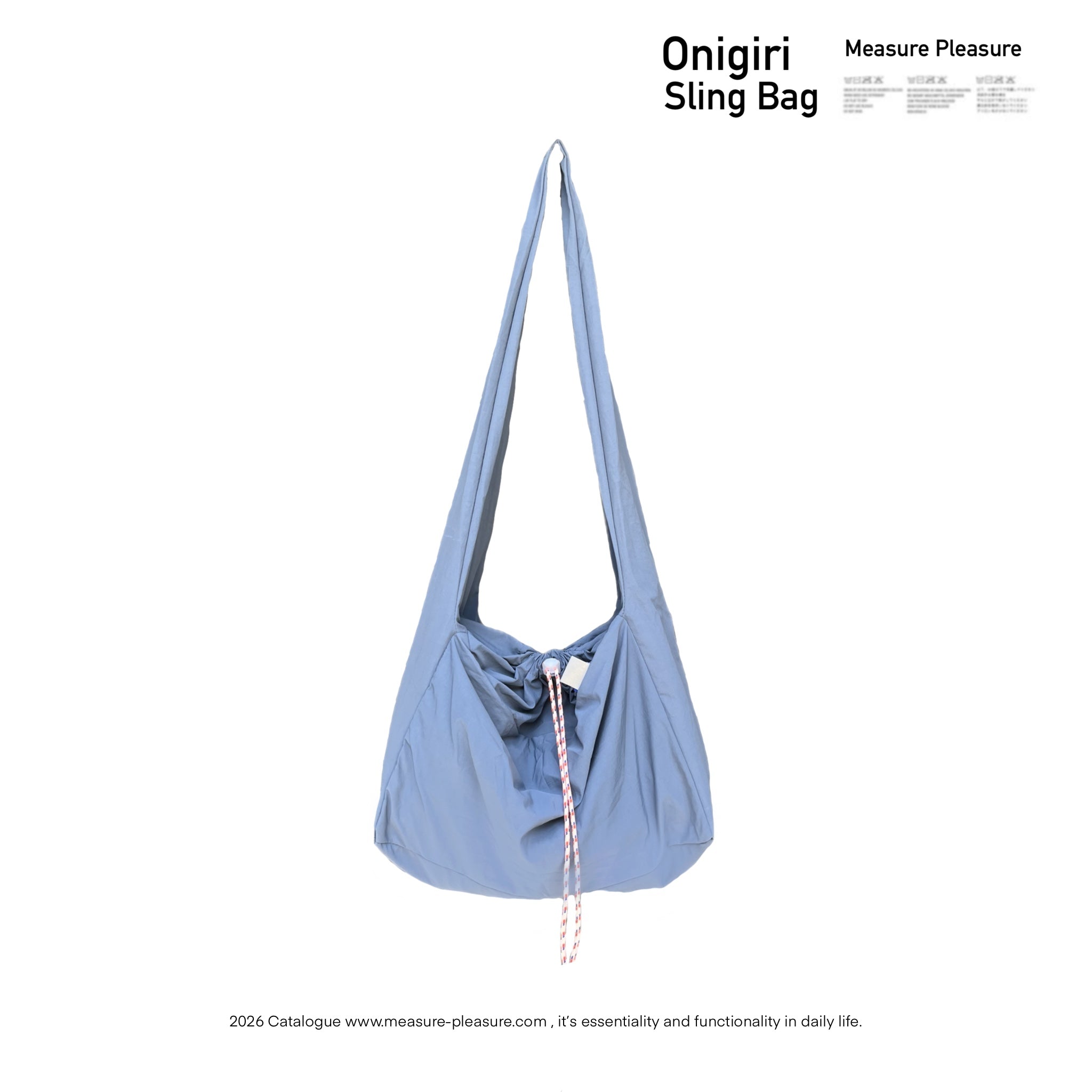 Onigiri Sling Bag Wedgewood Blue #620