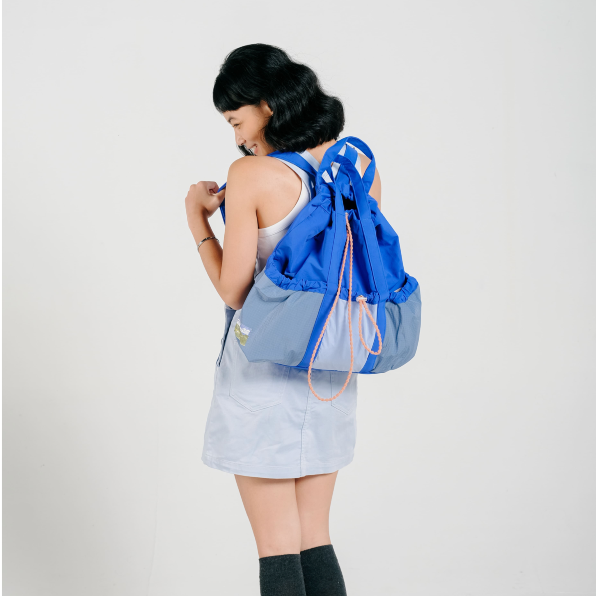 Onigiri Backpack Azure - Baby Blue