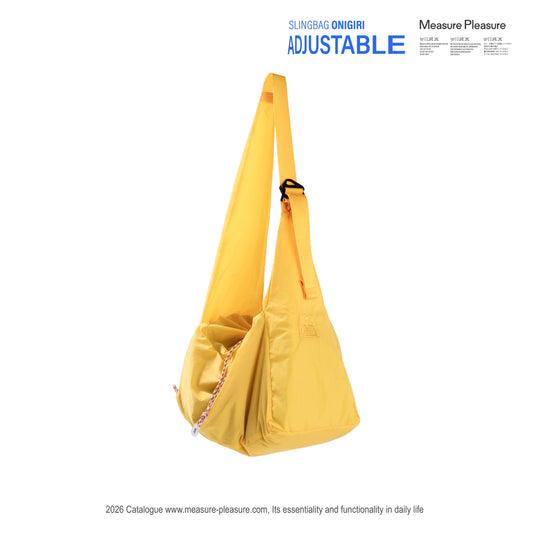 Onigiri Adjustable Sling Bag Canary Yellow #047