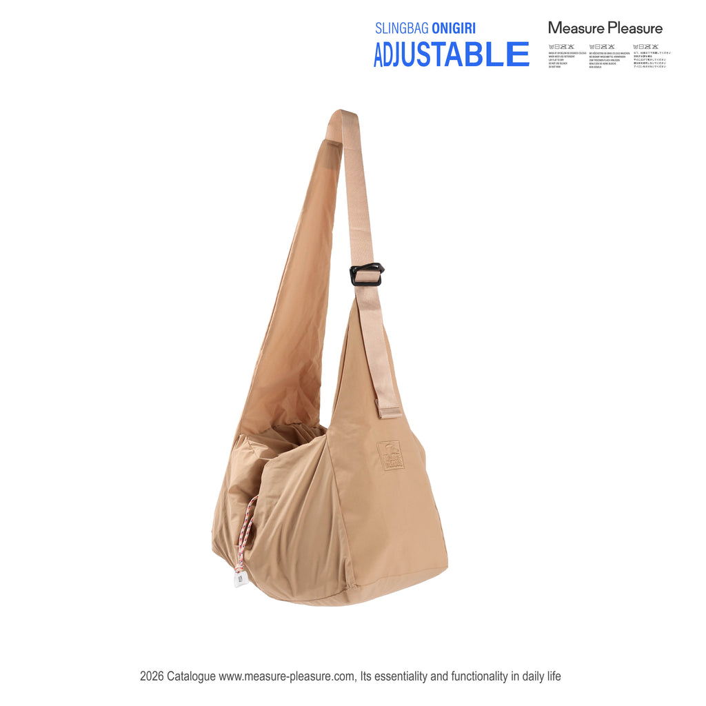 Onigiri Adjustable Slingbag Light Caramel #07