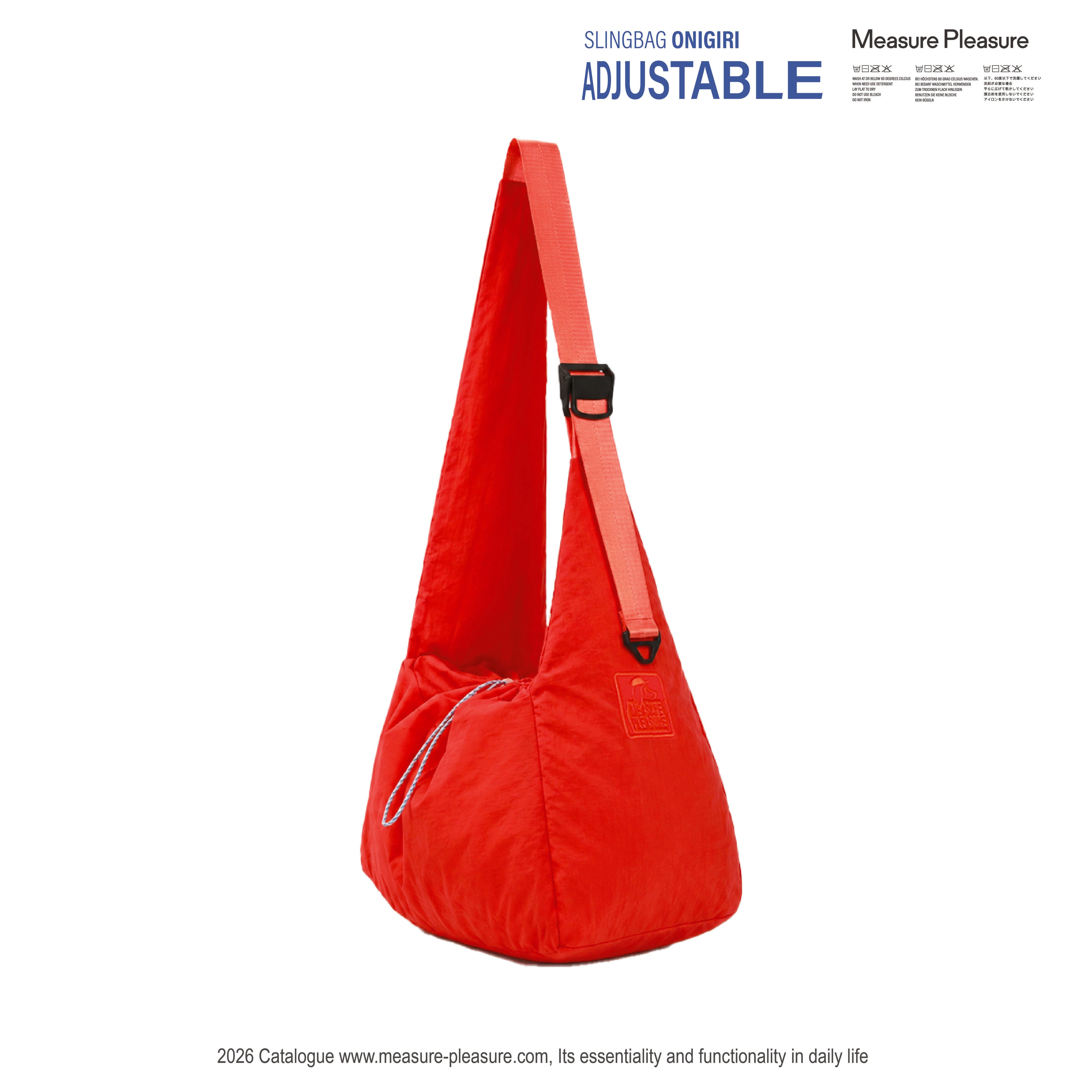 Onigiri Adjustable Slingbag Orange #02