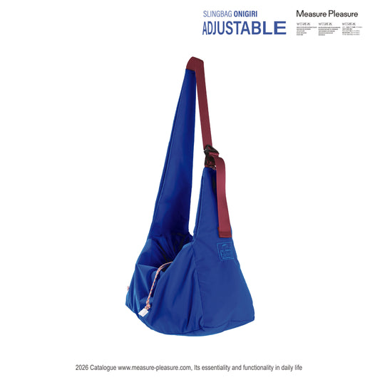 Onigiri Adjustable Slingbag Blue Jam #09