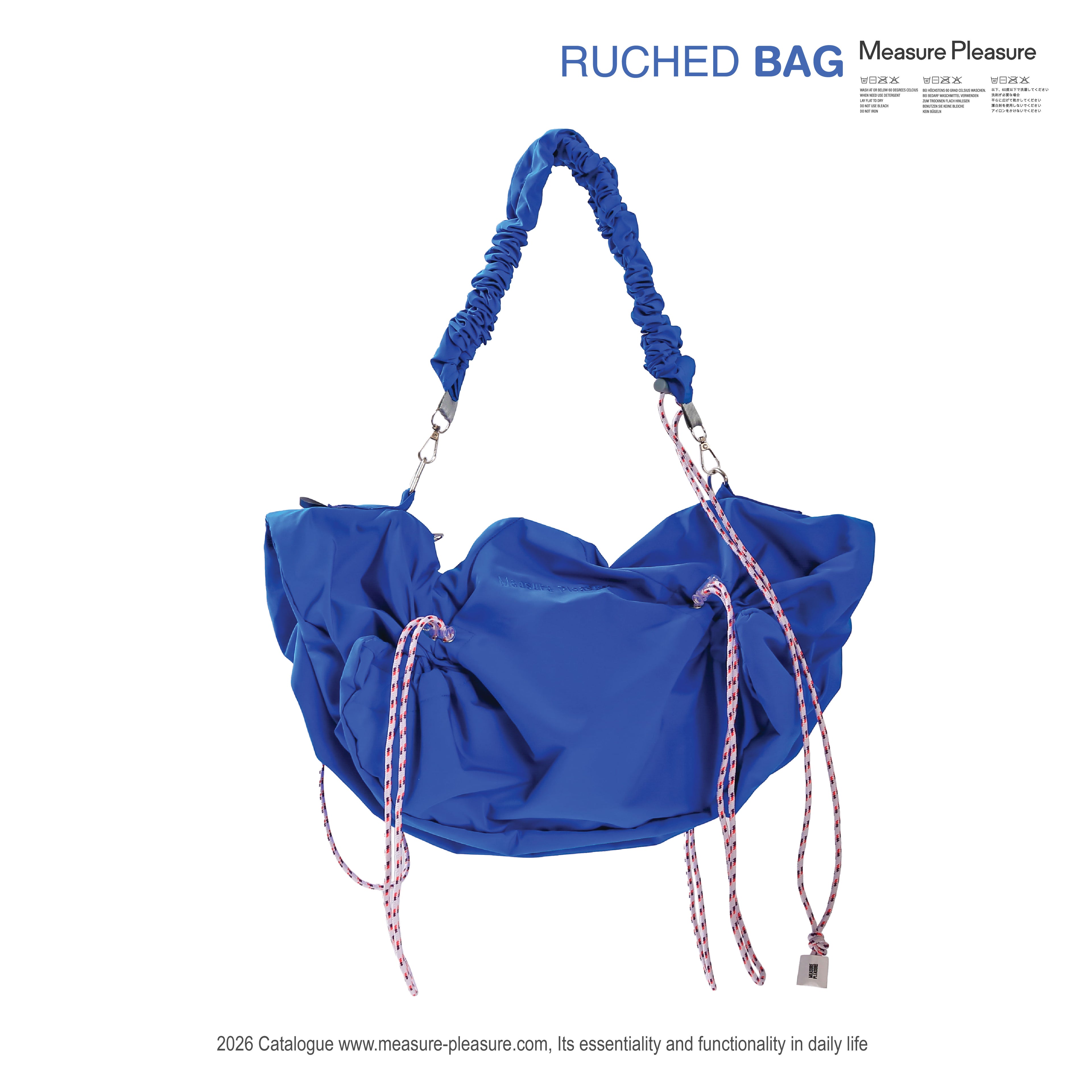 Ruched Bag Dazzling Blue #304